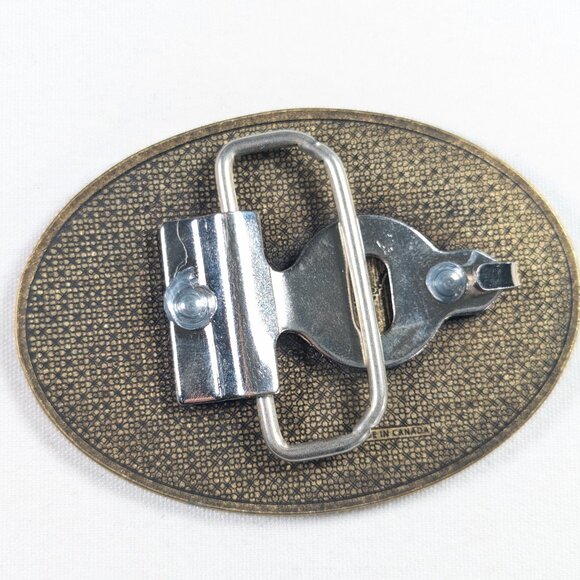 New Afton New Gold belt buckle, Brass gold mining industry Kamloops BC - Picture 6 of 7